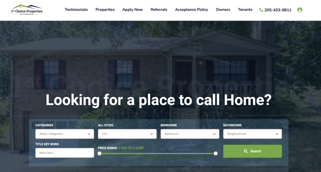 Welcome - 1st Choice Properties